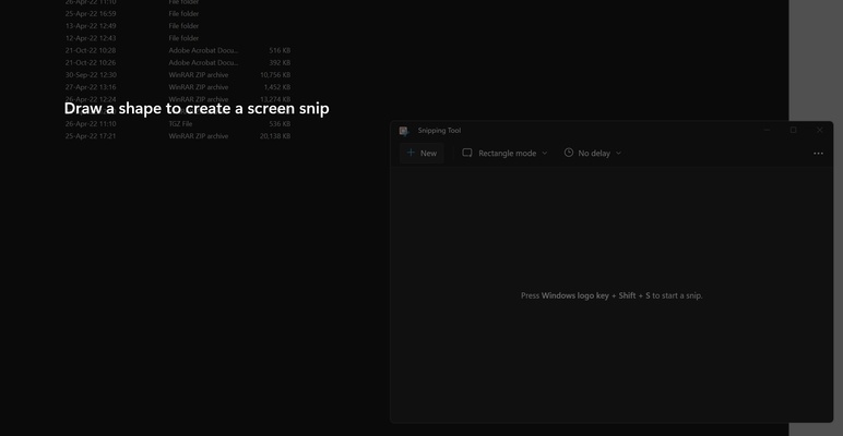 Snipping Tool screenshot 1