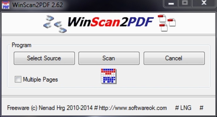 WinScan2PDF screenshot 1