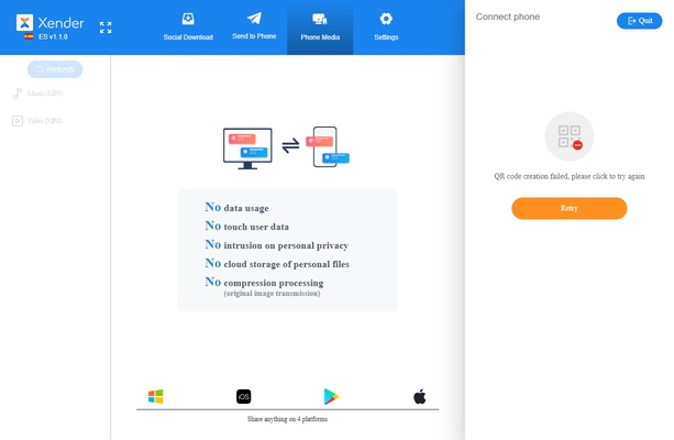 Xender - Share Music Transfer screenshot 1