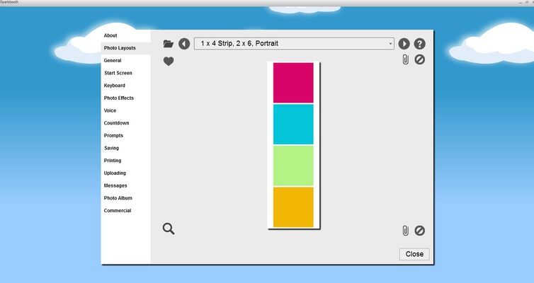 Sparkbooth screenshot 1