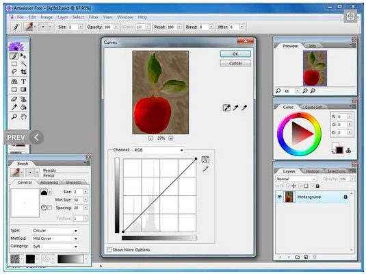 Artweaver screenshot 1