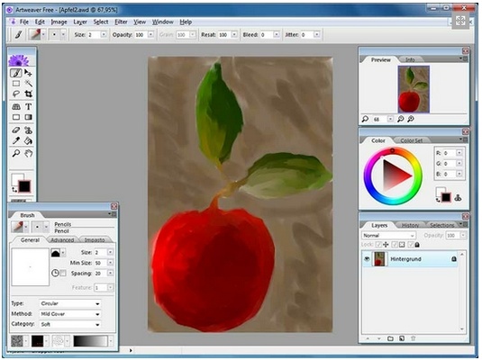 Artweaver screenshot 1