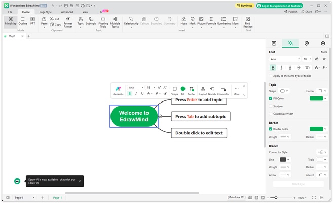 EdrawMind screenshot 1