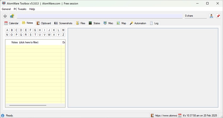 AlomWare Toolbox screenshot 1