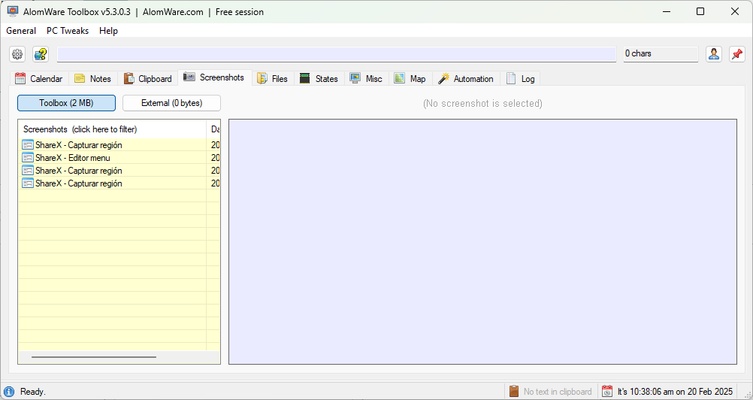 AlomWare Toolbox screenshot 1