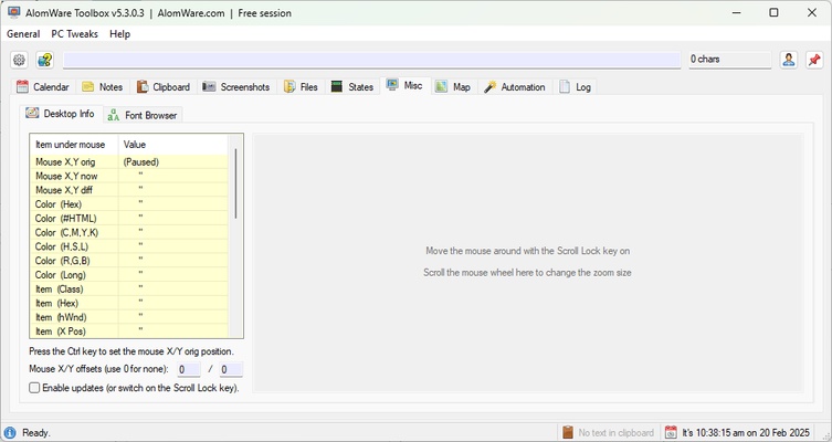 AlomWare Toolbox screenshot 1