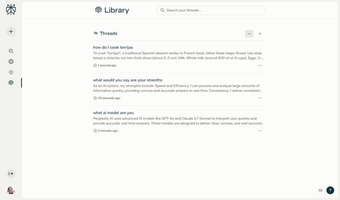 Perplexity screenshot 1