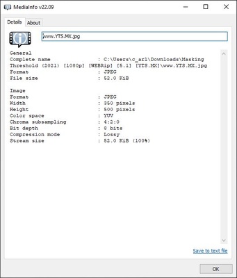 MediaInfo Lite screenshot 1