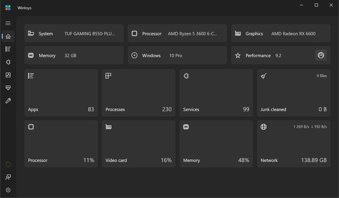 Wintoys screenshot 1