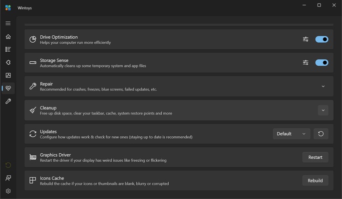 Wintoys screenshot 1
