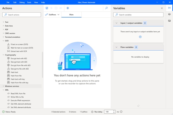 Power Automate screenshot 1