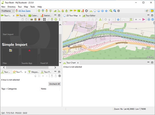 MyTourbook screenshot 1