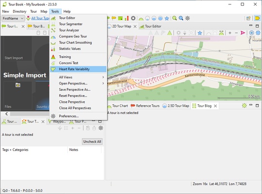 MyTourbook screenshot 1