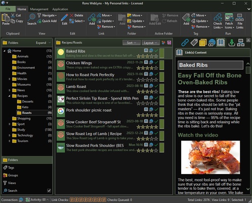 Rons WebLynx screenshot 1