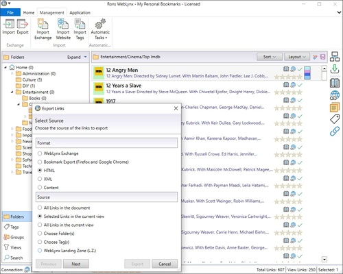 Rons WebLynx screenshot 1
