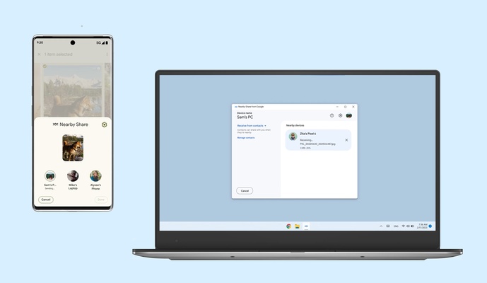 Quick Share (Nearby) screenshot 1