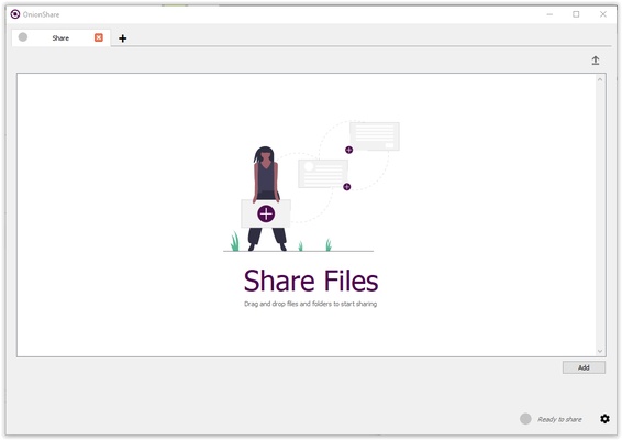 OnionShare screenshot 1