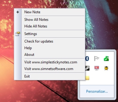 Simple Sticky Notes screenshot 1