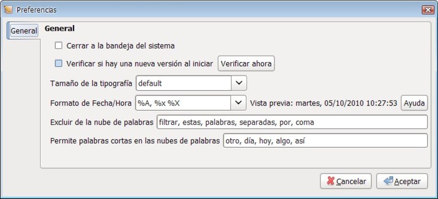 RedNotebook screenshot 1