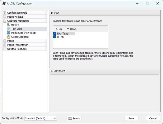 ArsClip screenshot 1