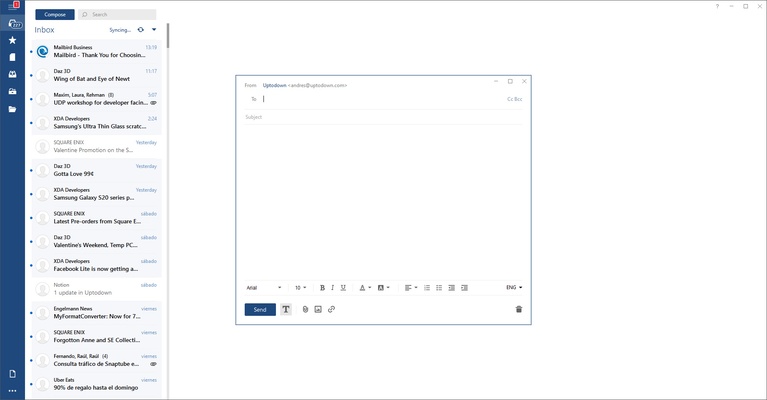 Mailbird screenshot 1