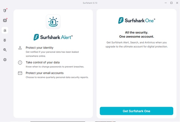 Surfshark screenshot 1