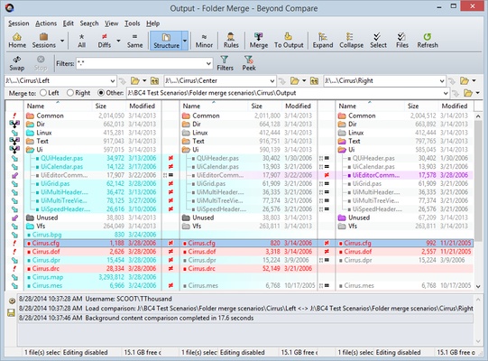 Beyond Compare screenshot 1