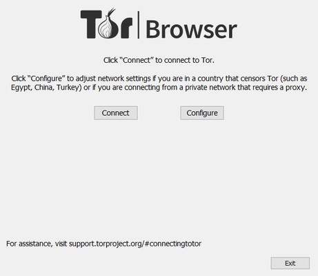 Tor Browser screenshot 1
