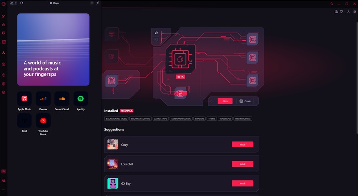Opera GX screenshot 1