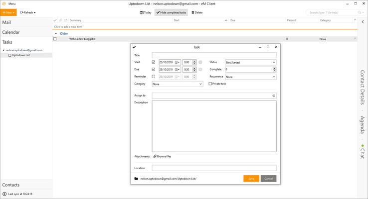 eM Client screenshot 1