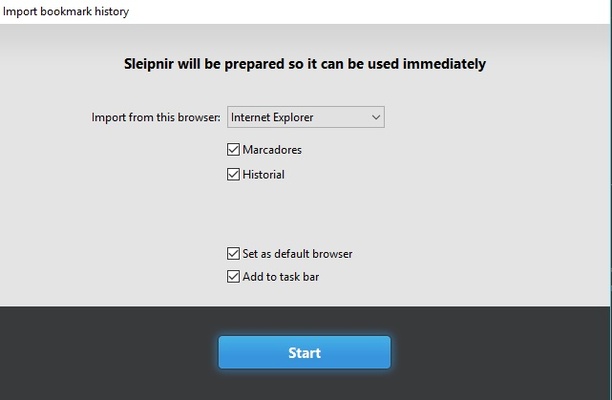 Sleipnir screenshot 1
