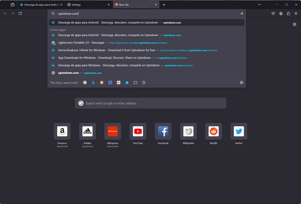 Mozilla Firefox screenshot 1