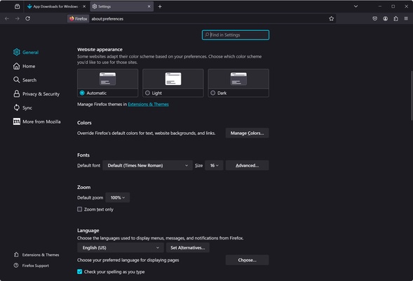 Mozilla Firefox screenshot 1