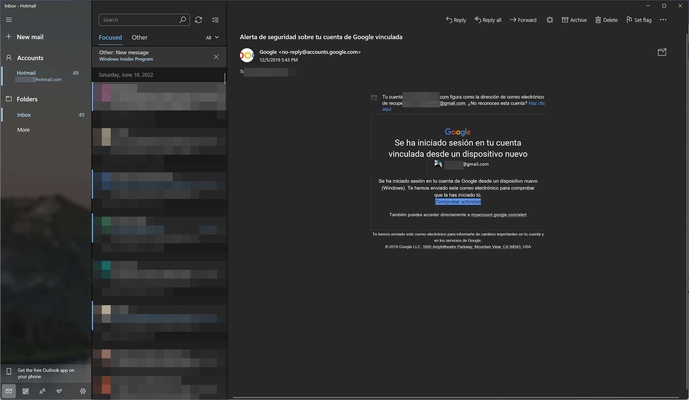 Windows Mail and Calendar screenshot 1