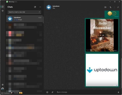 WhatsApp Desktop Beta screenshot 1