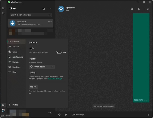 WhatsApp Desktop Beta screenshot 1