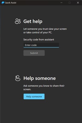 Quick Assist screenshot 1