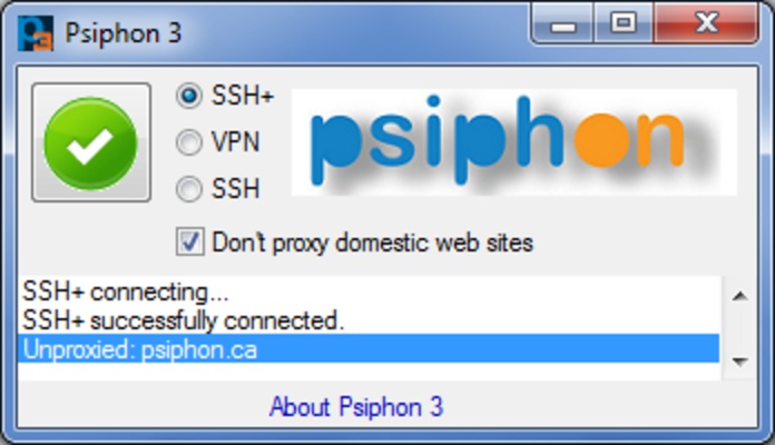 Psiphon screenshot 1
