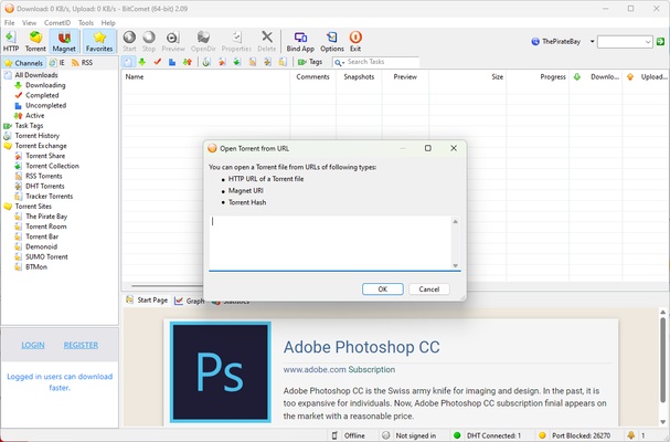 BitComet screenshot 1