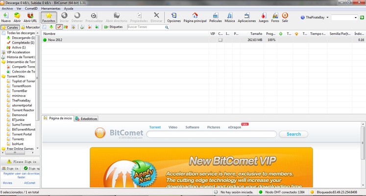 BitComet screenshot 1