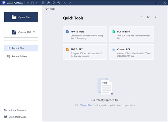 Cisdem PDFMaster screenshot 1