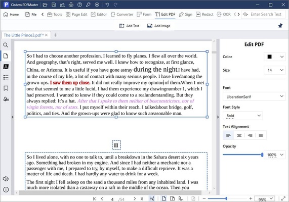 Cisdem PDFMaster screenshot 1