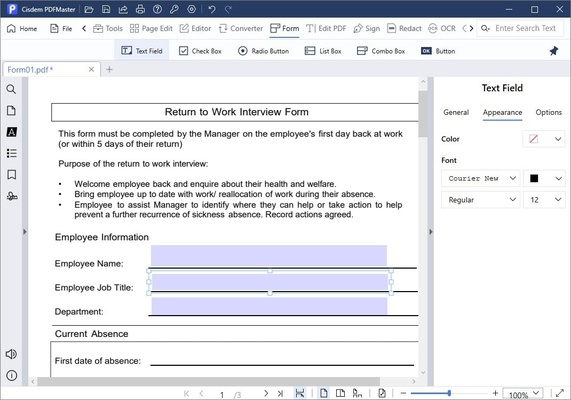 Cisdem PDFMaster screenshot 1
