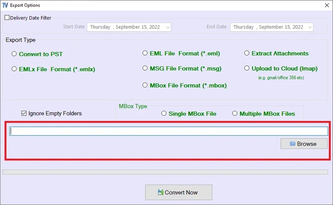 TrustVare OLM to PST Converter screenshot 1