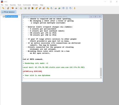 mIRC screenshot 1
