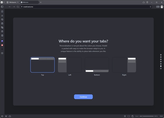 Vivaldi screenshot 1