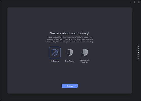 Vivaldi screenshot 1