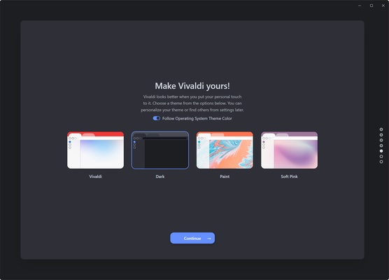 Vivaldi screenshot 1