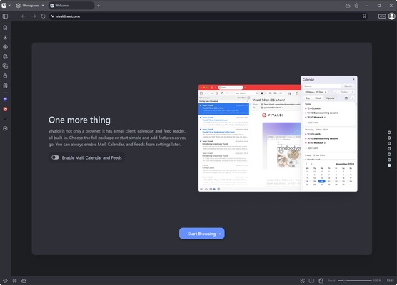 Vivaldi screenshot 1