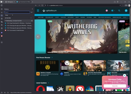 Vivaldi screenshot 1